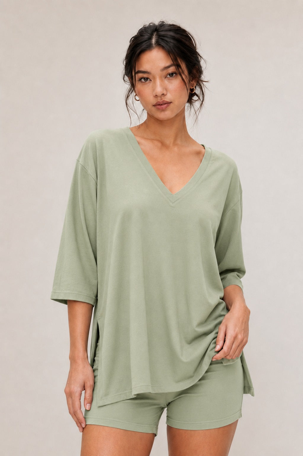 Ilva Set in Light green, front view