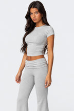 Sora Crop Top Flare Set