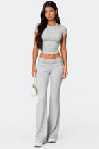 Sora Crop Top Flare Set