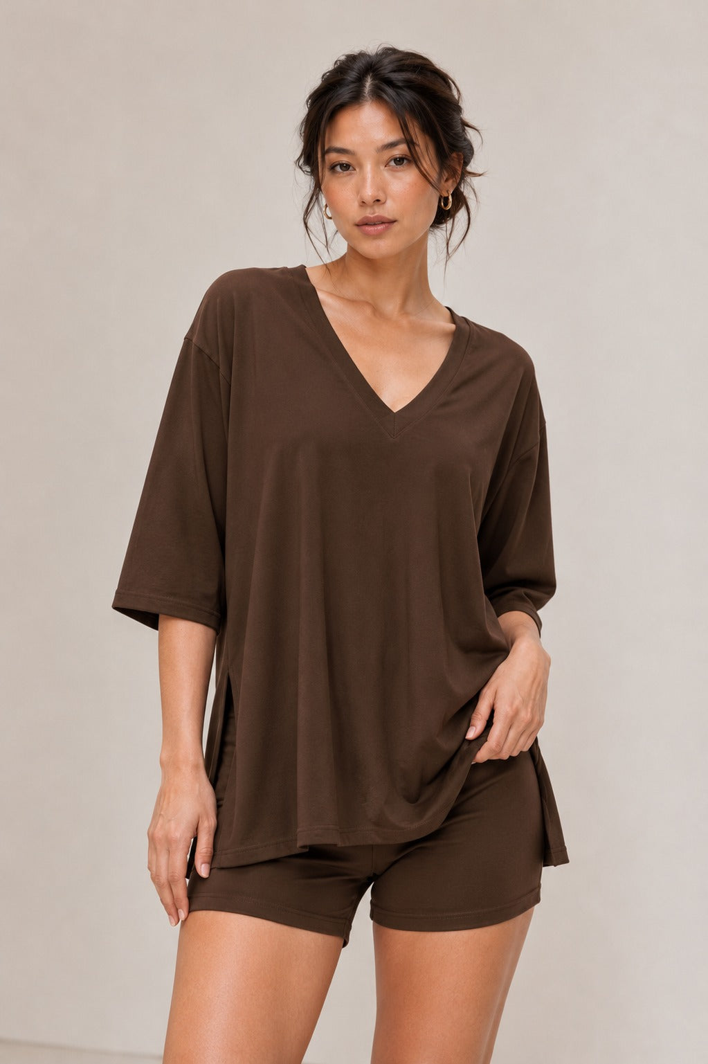 Ilva Set in Brown, front view